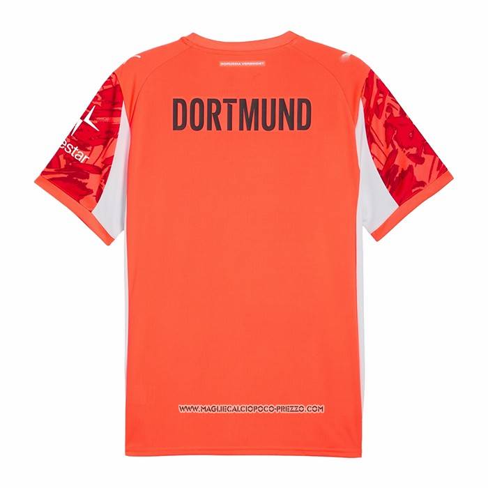 Seconda Maglia Borussia Dortmund Portiere 25/26 Rosso